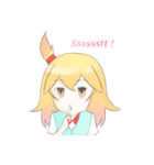 Daily school girl（個別スタンプ：34）