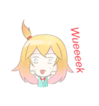 Daily school girl（個別スタンプ：37）