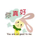 Angel Bunny ＆ Mini Bear II（個別スタンプ：14）