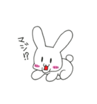 ぽちゃうさのシンプルスタンプ2（個別スタンプ：16）