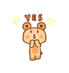 circle doughnut bear（個別スタンプ：23）