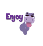 Hippo Slow Life 3D Ver.02（個別スタンプ：3）