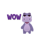 Hippo Slow Life 3D Ver.02（個別スタンプ：12）