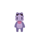 Hippo Slow Life 3D Ver.02（個別スタンプ：15）