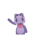 Hippo Slow Life 3D Ver.02（個別スタンプ：17）