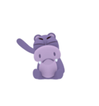 Hippo Slow Life 3D Ver.02（個別スタンプ：19）