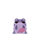 Hippo Slow Life 3D Ver.02（個別スタンプ：23）
