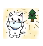 犬のシロップくん シーズンズ（個別スタンプ：3）