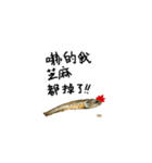 Fish, Almond strips ＆ Sakura shrimp（個別スタンプ：23）