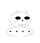 シンプル言葉ネコ（個別スタンプ：14）