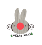 Lovely Pink Rabbit Korean Emoji 2（個別スタンプ：30）