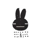 Lovely Pink Rabbit Korean Emoji 2（個別スタンプ：33）