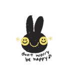 Lovely Pink Rabbit Korean Emoji 2（個別スタンプ：36）