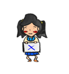 美術部のまるびちゃん（個別スタンプ：14）