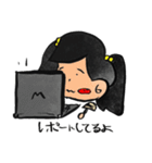 美術部のまるびちゃん（個別スタンプ：15）