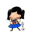 美術部のまるびちゃん（個別スタンプ：34）
