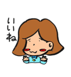 美術部のまるびちゃん（個別スタンプ：38）