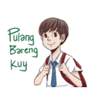 Anak Sekolah Kekinian（個別スタンプ：17）