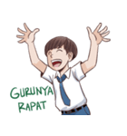 Anak Sekolah Kekinian（個別スタンプ：28）