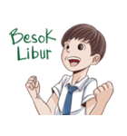 Anak Sekolah Kekinian（個別スタンプ：34）