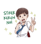 Anak Sekolah Kekinian（個別スタンプ：36）