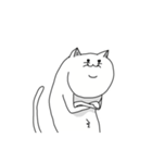 猫背のねこ（個別スタンプ：5）