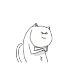 猫背のねこ（個別スタンプ：6）