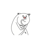 猫背のねこ（個別スタンプ：14）