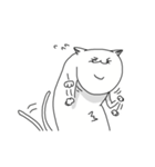 猫背のねこ（個別スタンプ：18）