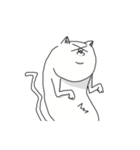 猫背のねこ（個別スタンプ：21）
