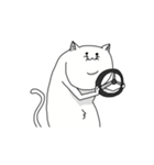 猫背のねこ（個別スタンプ：22）