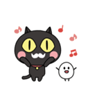 黒猫ポとタマゴちゃん（個別スタンプ：18）