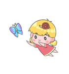 Snail little girl -super cute（個別スタンプ：33）