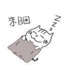 Happy pig cat（個別スタンプ：6）