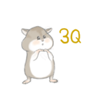There is a cute hamster called Yuanyuan.（個別スタンプ：2）