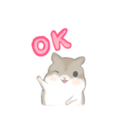 There is a cute hamster called Yuanyuan.（個別スタンプ：7）