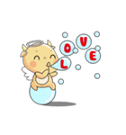 Angel Calf's Love Story Animated（個別スタンプ：9）