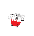 Funny Egg Emoticons, Animated（個別スタンプ：7）