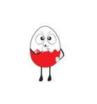 Funny Egg Emoticons, Animated（個別スタンプ：9）