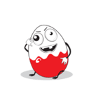 Funny Egg Emoticons, Animated（個別スタンプ：11）