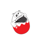 Funny Egg Emoticons, Animated（個別スタンプ：13）