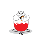 Funny Egg Emoticons, Animated（個別スタンプ：17）