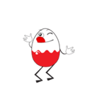 Funny Egg Emoticons, Animated（個別スタンプ：23）