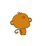 Cute Yellow Monkey Animated（個別スタンプ：17）