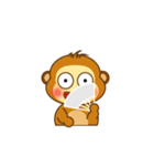 Cute Yellow Monkey Animated（個別スタンプ：22）