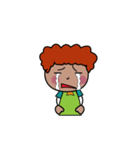 Brown Boy Daily Animated（個別スタンプ：8）
