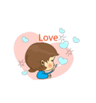 One of us: Lovely Girl, Daily Animated（個別スタンプ：22）