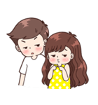 Boobib Cute Couples ( For Girl )（個別スタンプ：14）