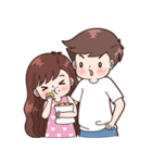 Boobib Cute Couples ( For Boy )（個別スタンプ：25）