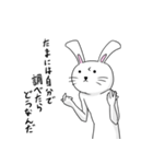 うさぎ(ウザめ)（個別スタンプ：19）